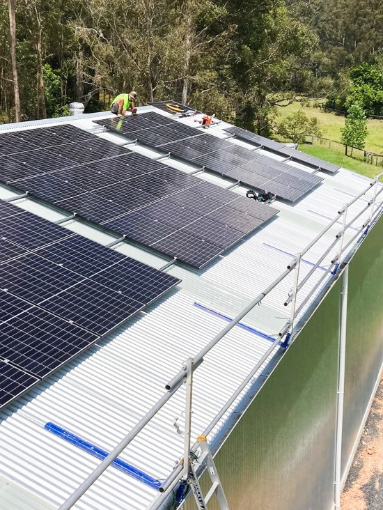 yarramalong solar offgrid system battery energy installation