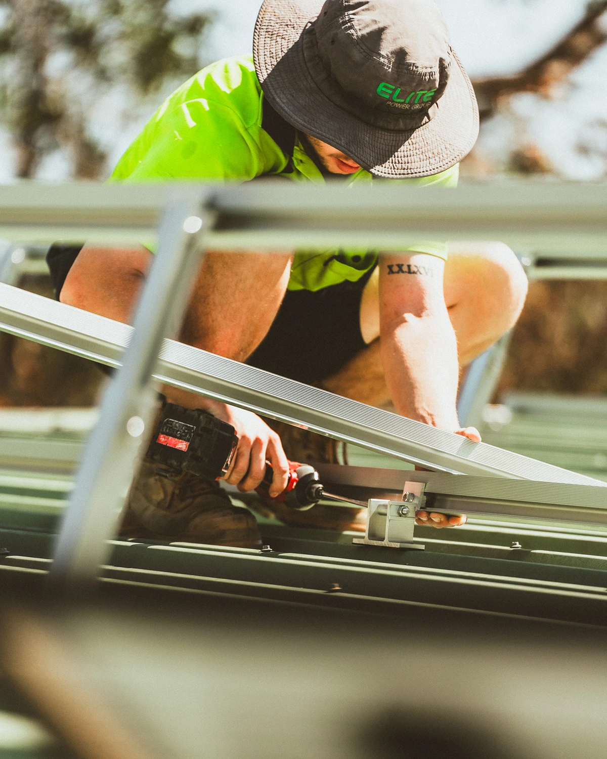 Rooftop Solar System Array