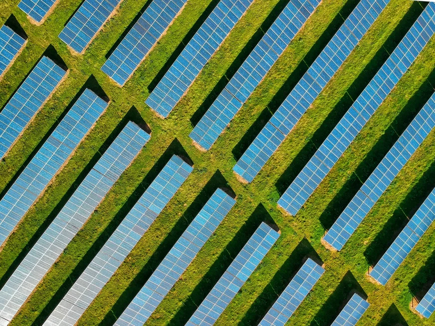 Solar farms panels field panel farm
