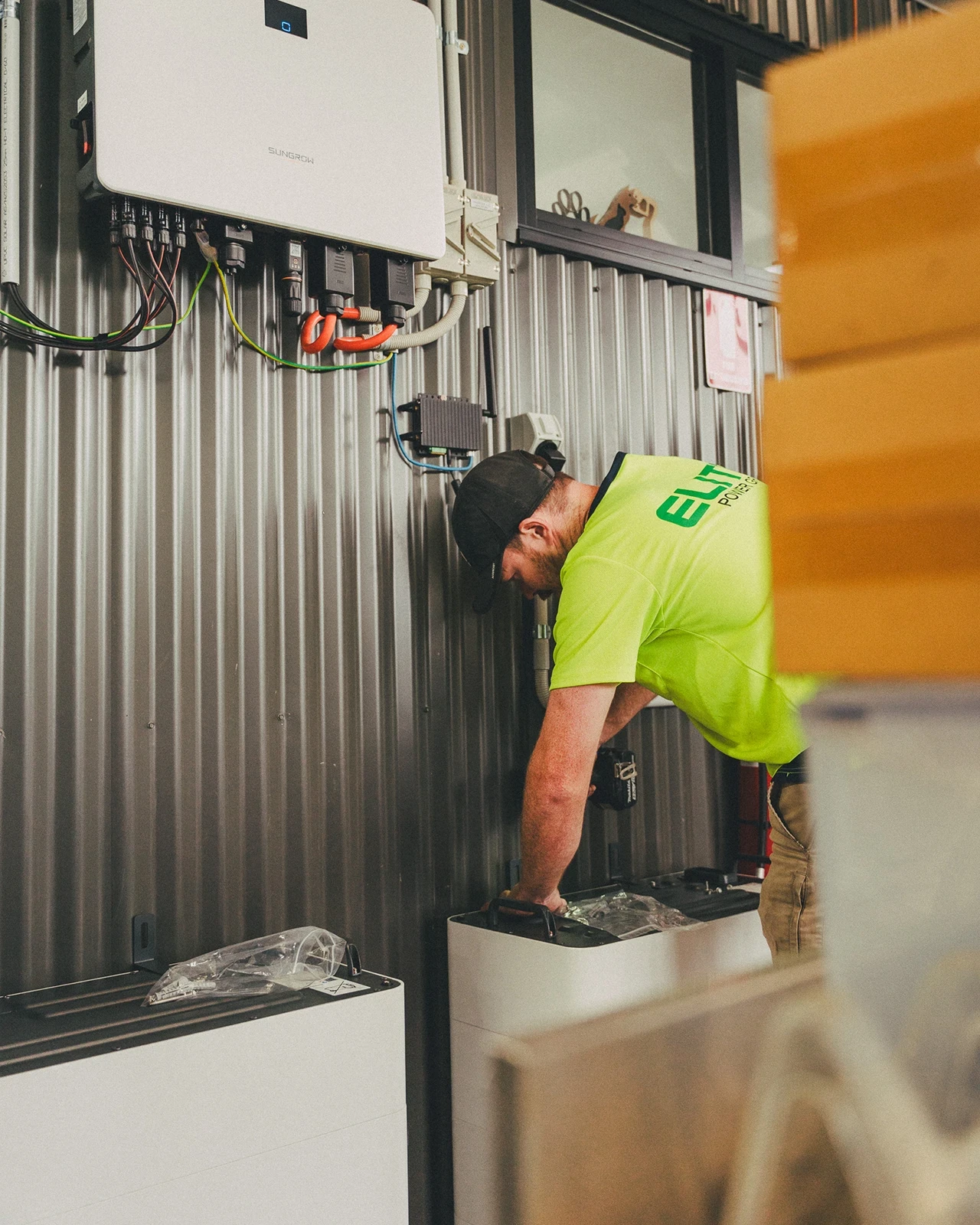 Sungrow SBH battery install