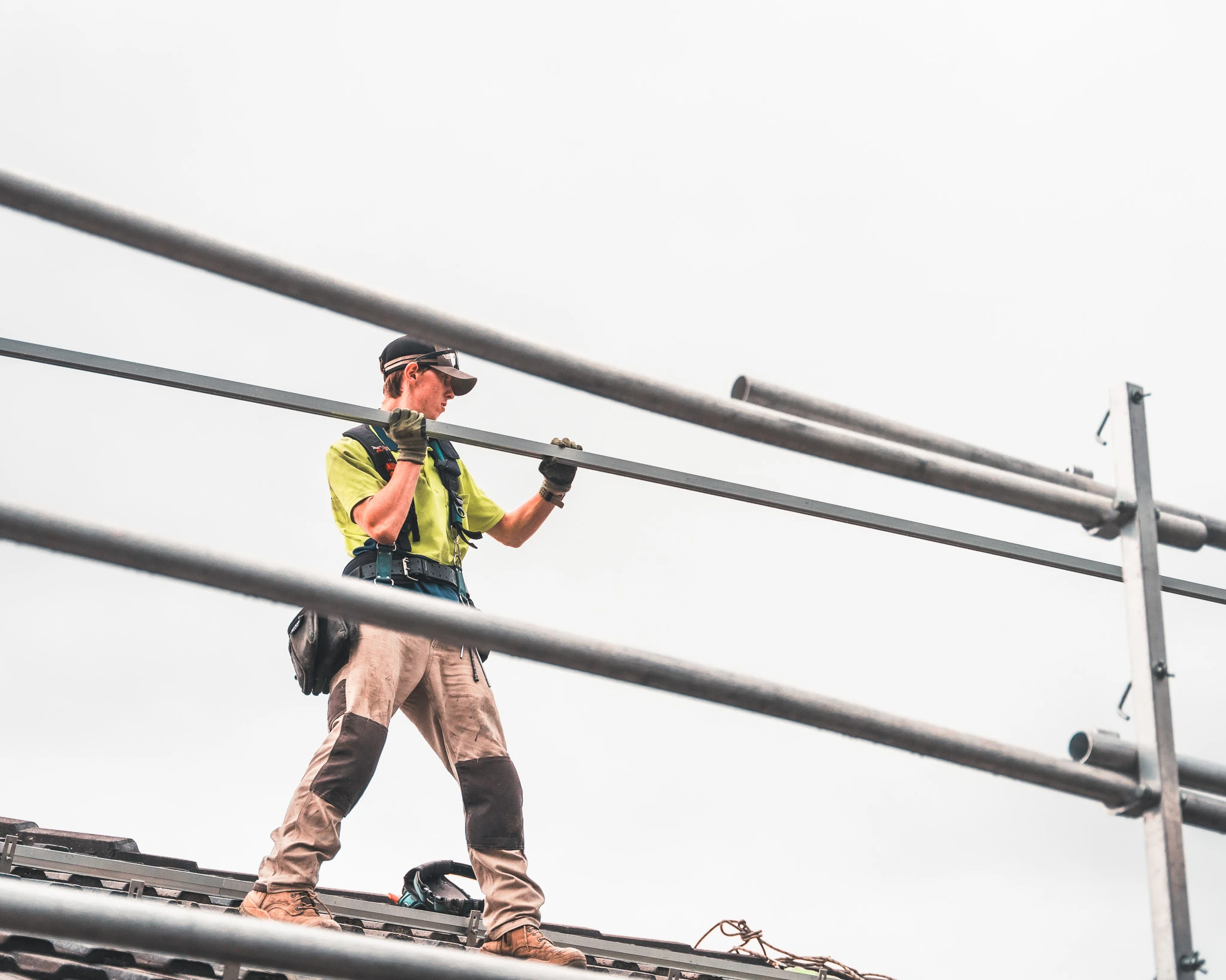 Edge protection for solar installation