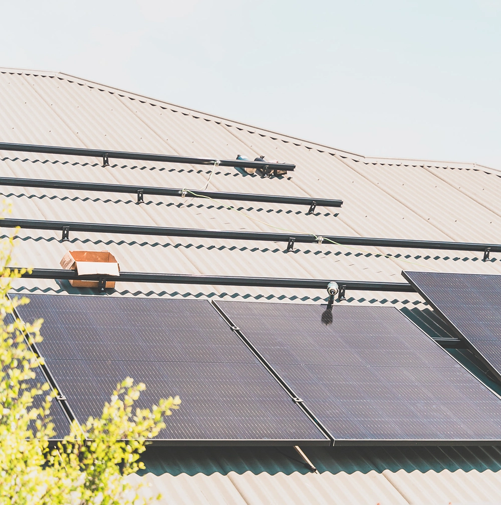 Home solar installation