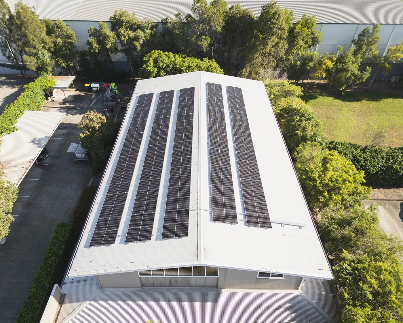 Commercial solar panels
