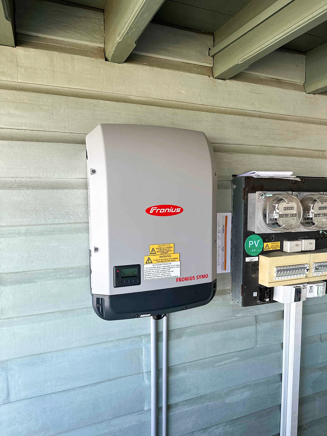 Solar array installation