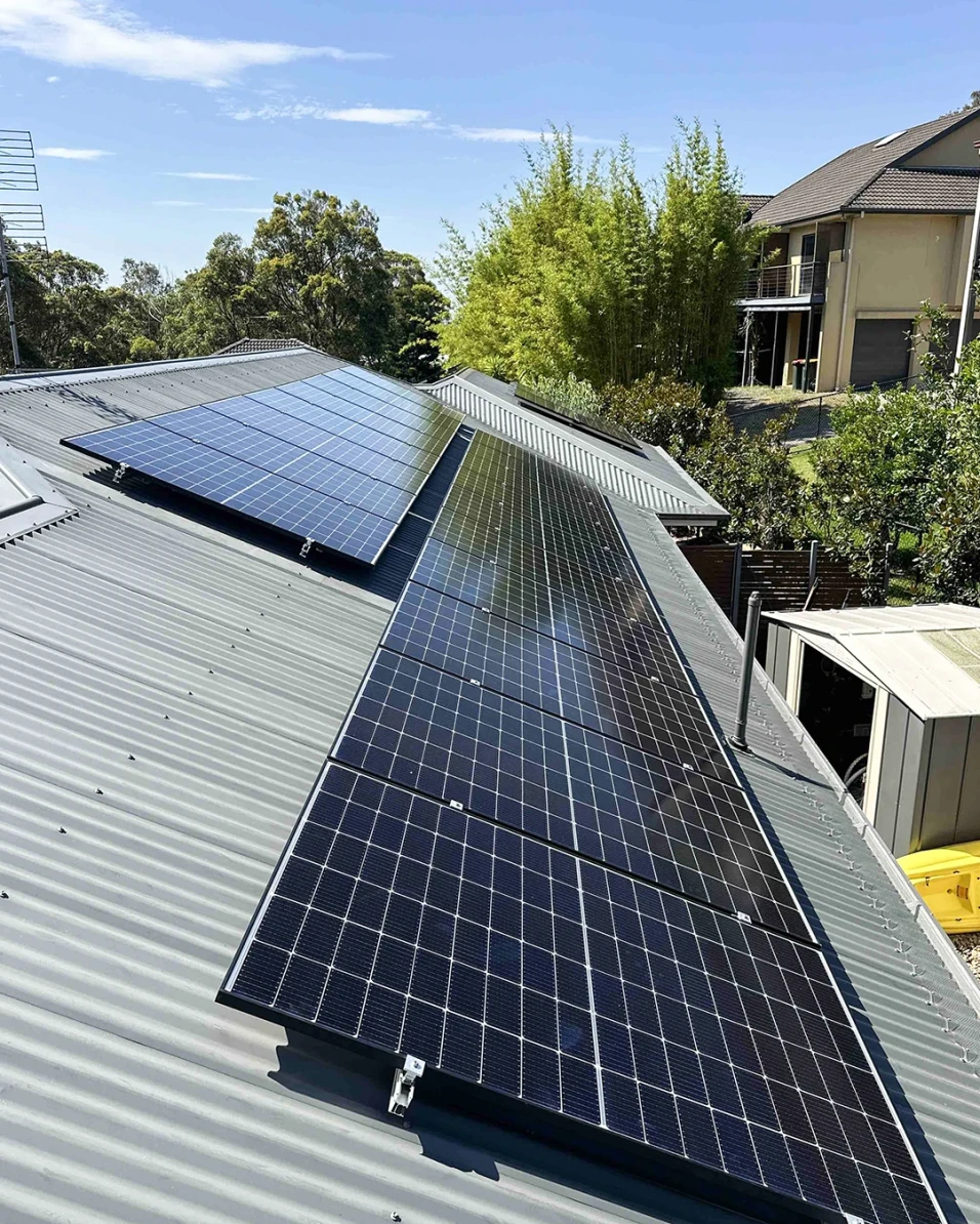 Solar installation in Newcastle