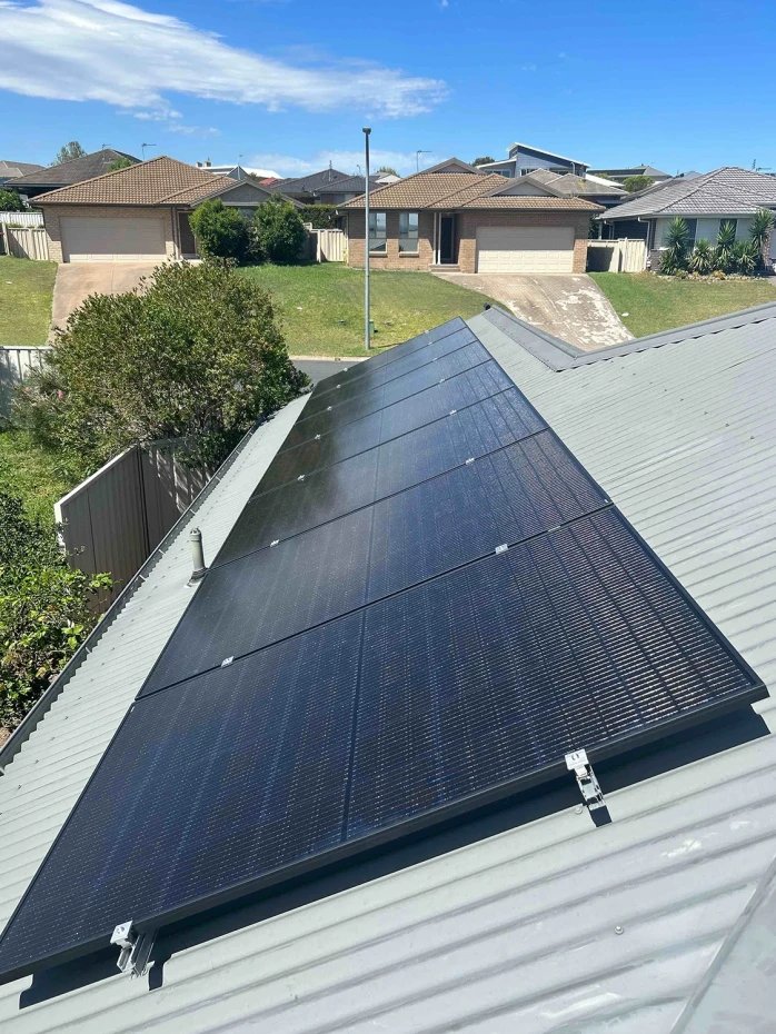 Raworth solar array installation