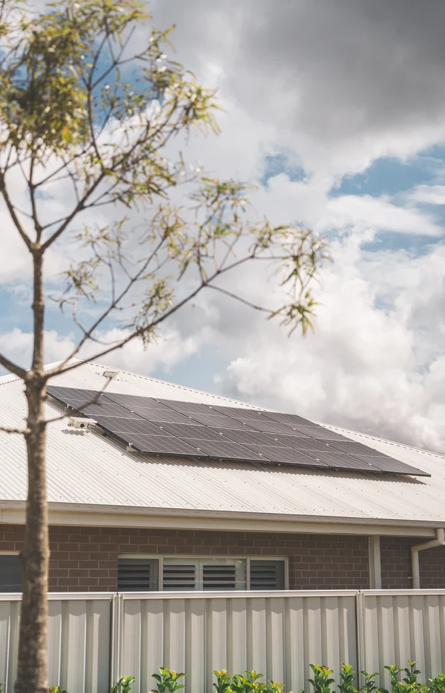 Solar array installation