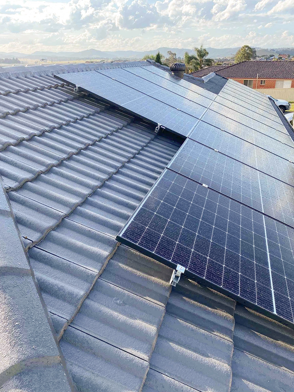 Home solar installation rutherford