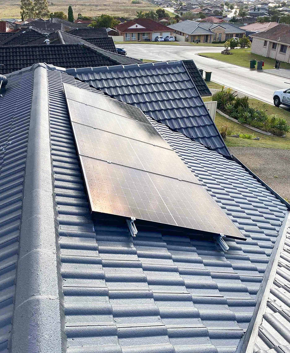 Residential solar system in Rutherford