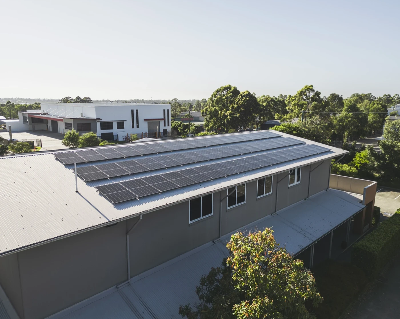 Commercial solar installation in Thornton