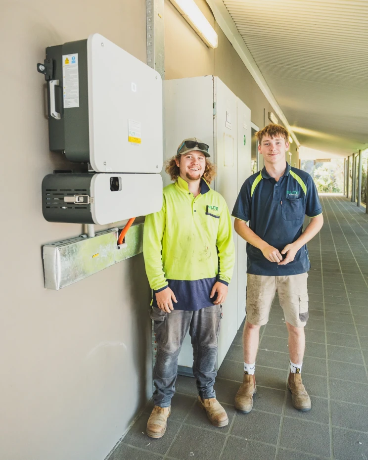 Solar installers, Sungrow inverter