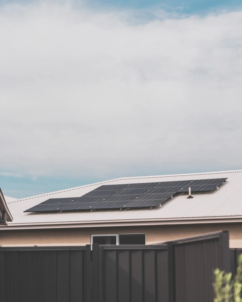 Home solar installation
