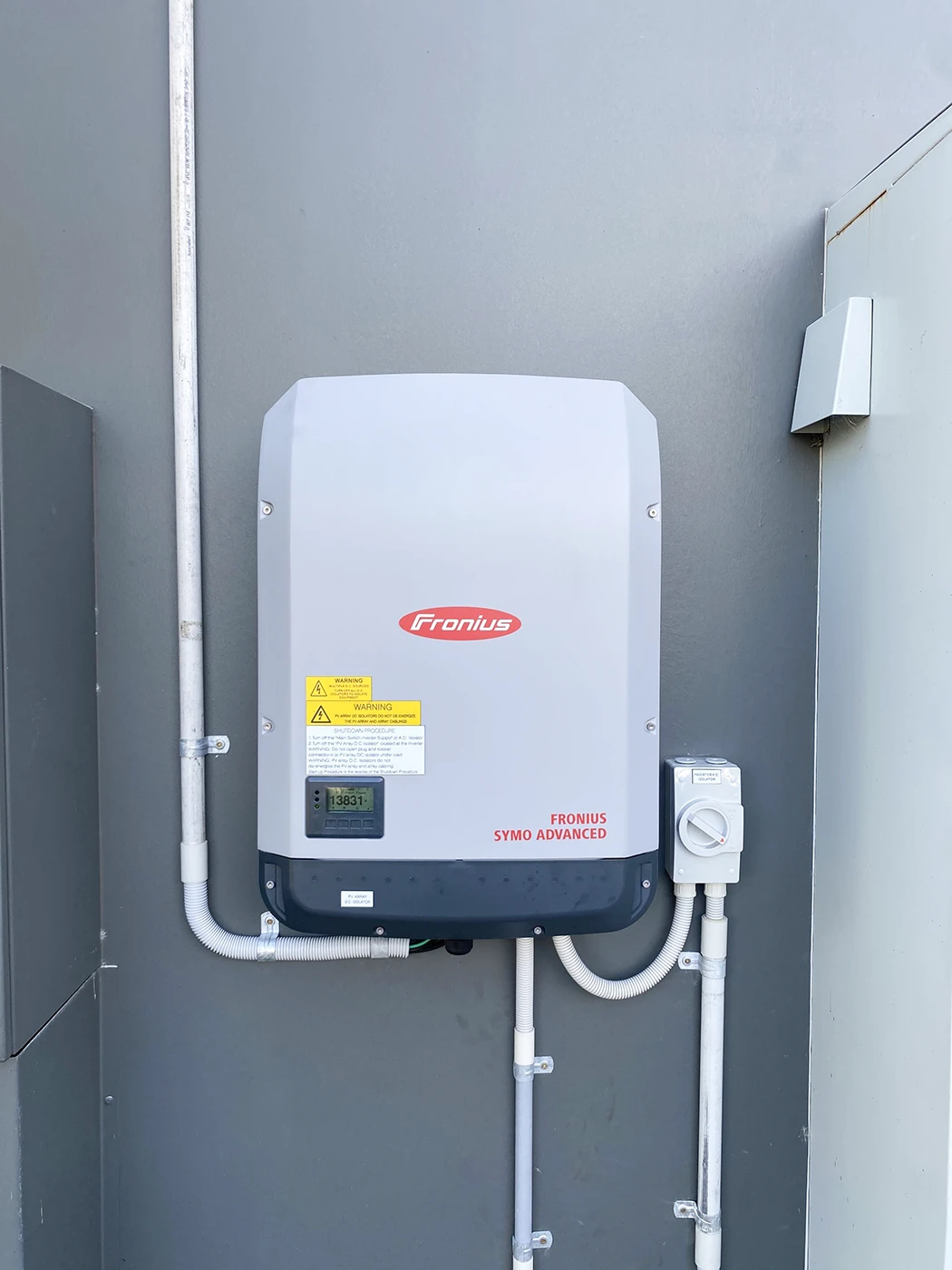 Fronius solar inverter Mayfield