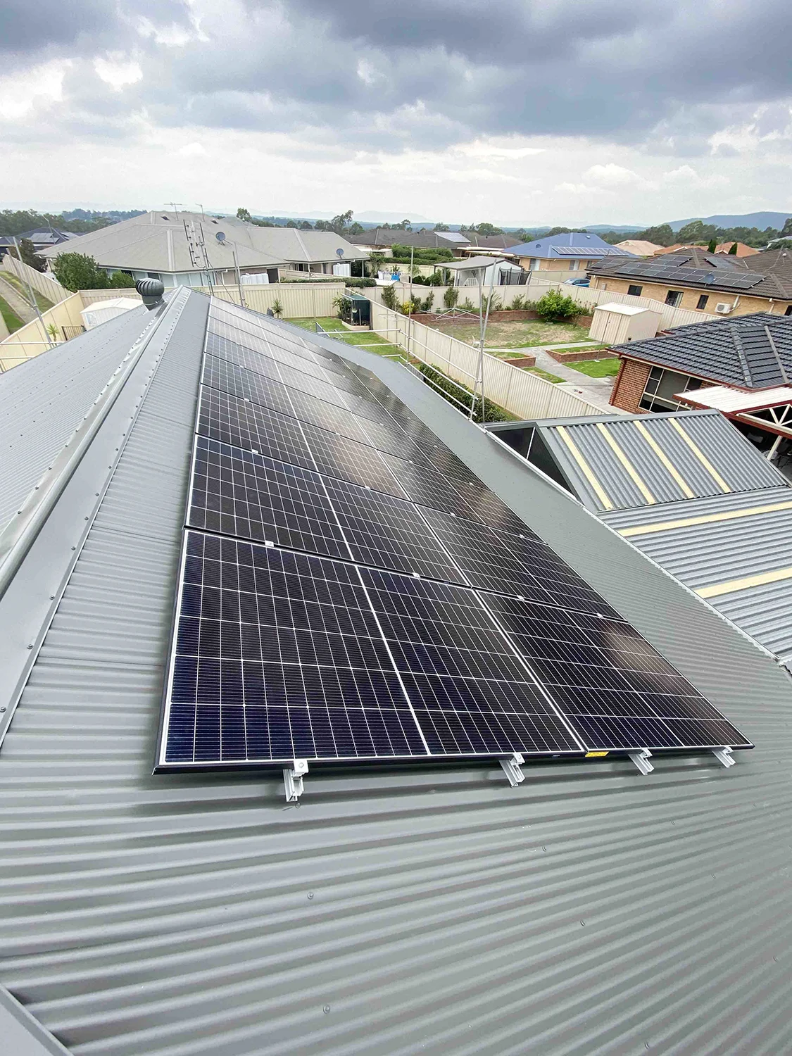 Household solar installation