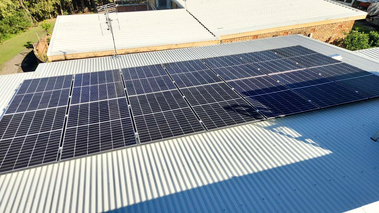 Solar installation in The Hill