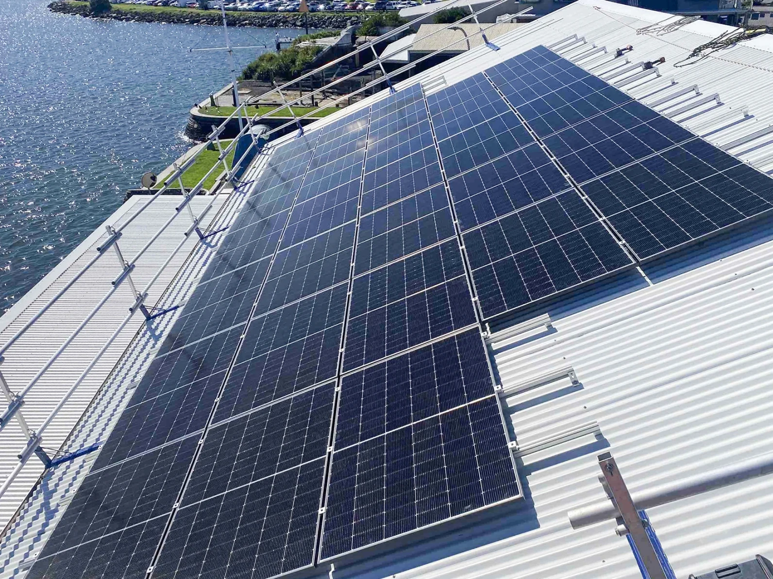 Solar installation in Newcastle