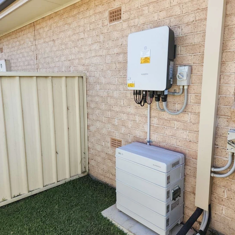 Sungrow inverter and SBR battery storage