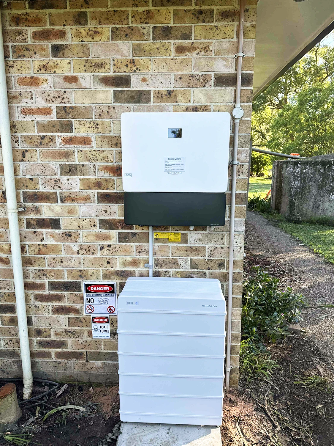Sungrow inverter and battery Seaham