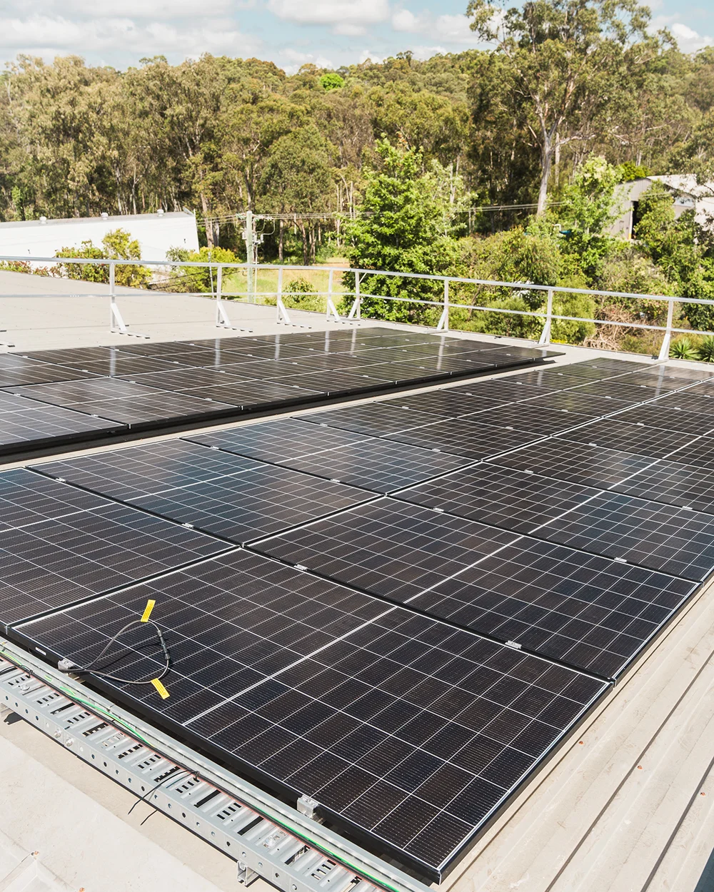 Rooftop solar array