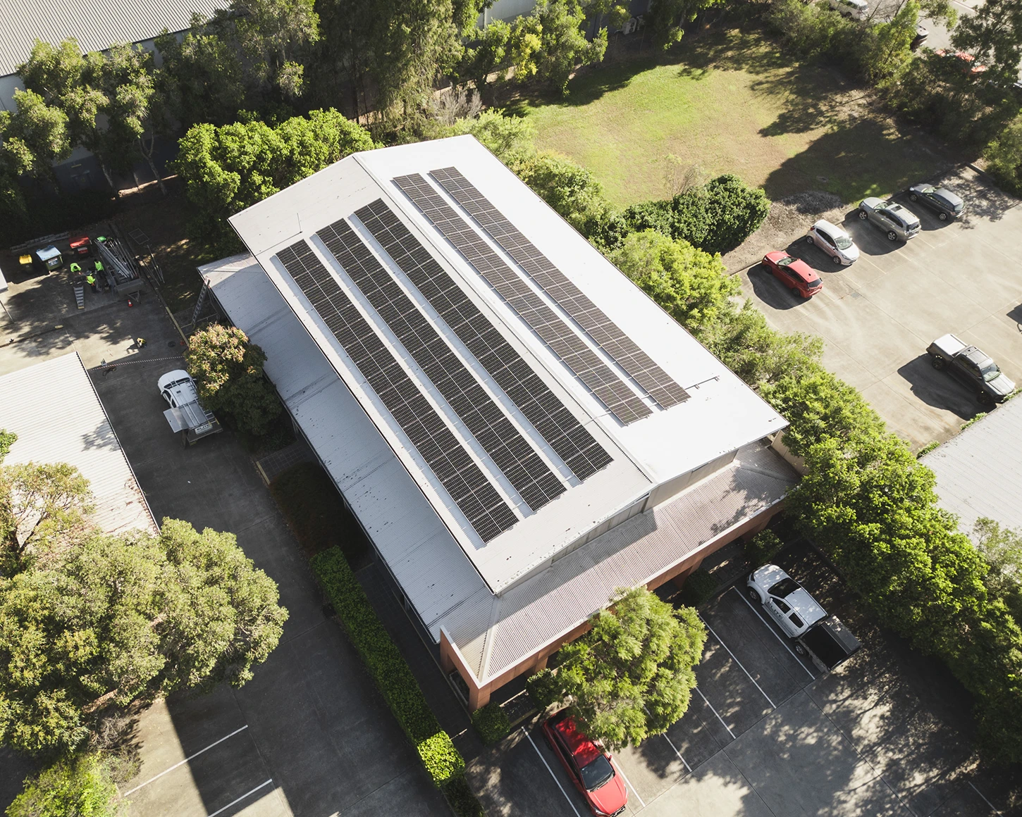 Commercial solar array