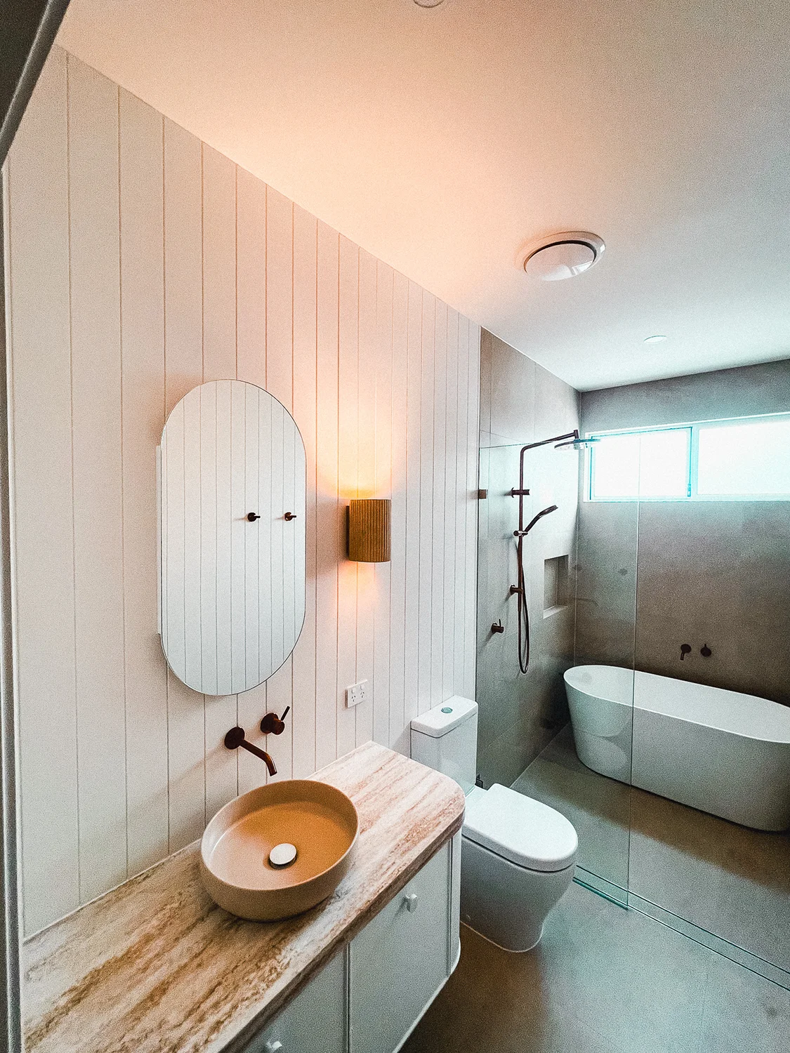 Bathroom renovation electrical installations