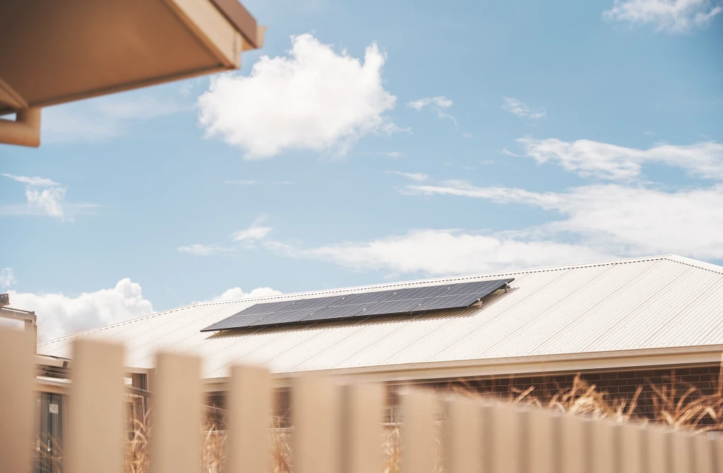Solar panel installation