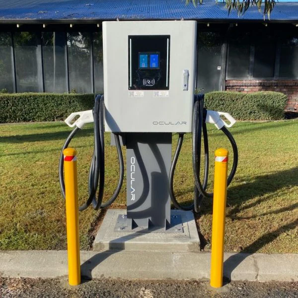 Ocular DC fast charger installation