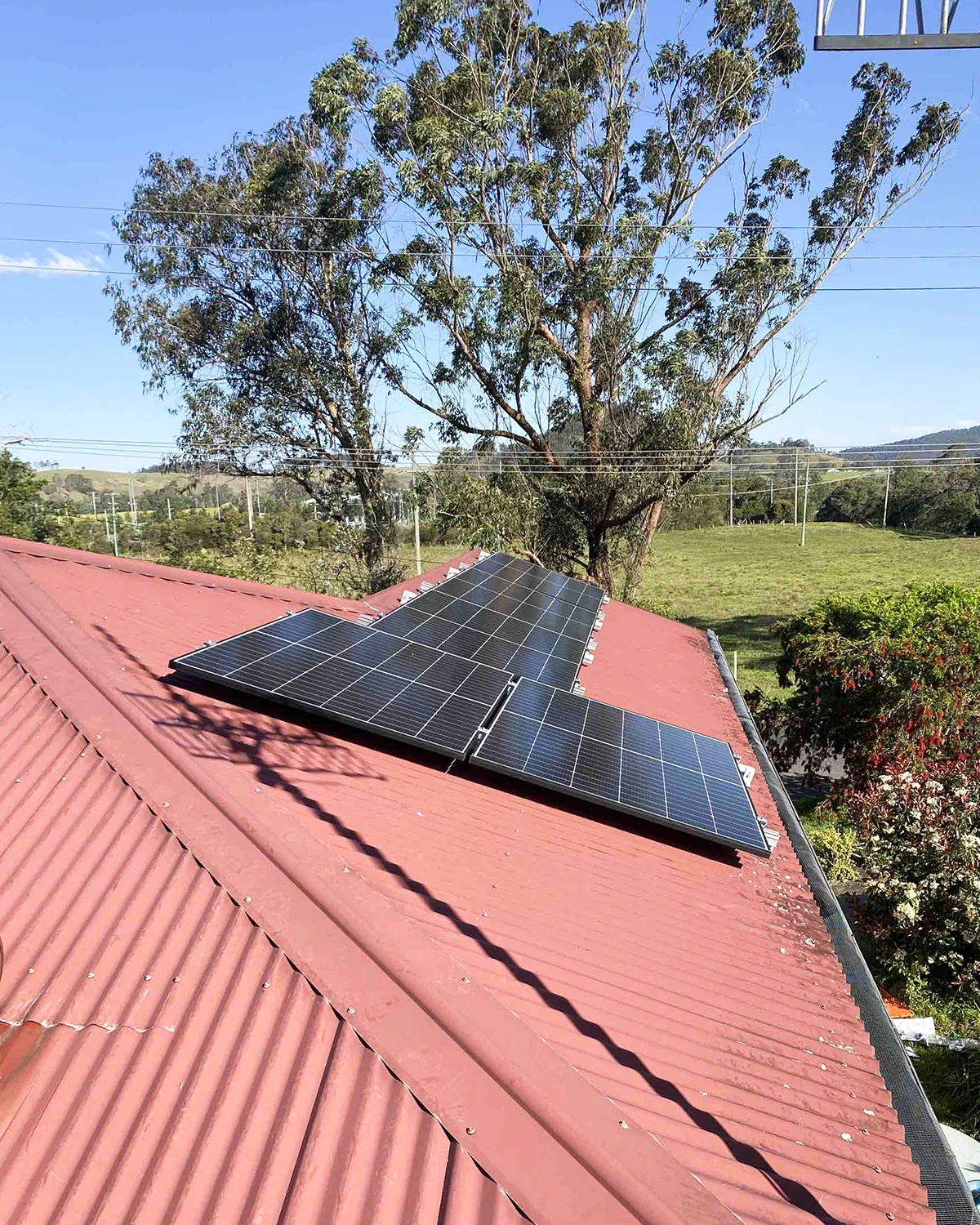 Rooftop solar array