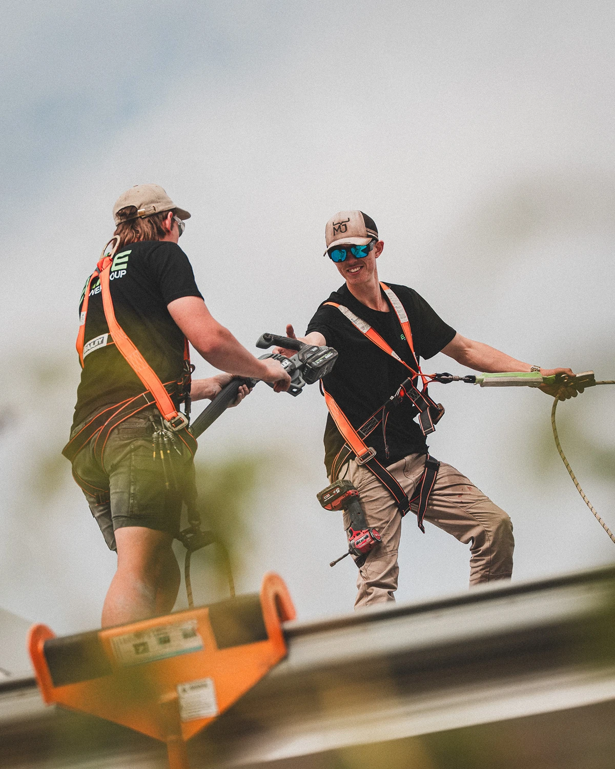 Two solar installers