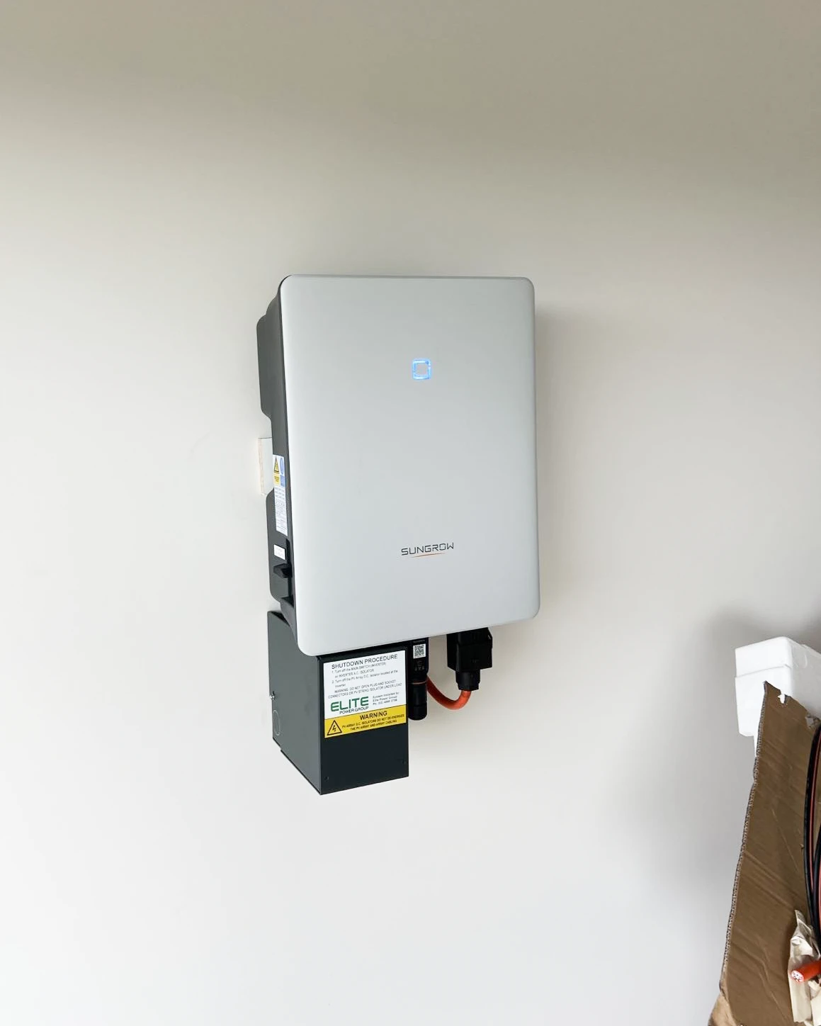 Sungrow solar inverter installation