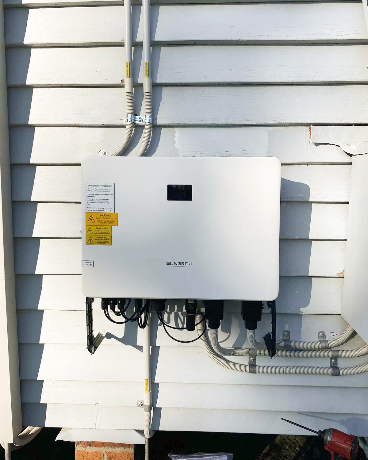 Sungrow solar inverter installation