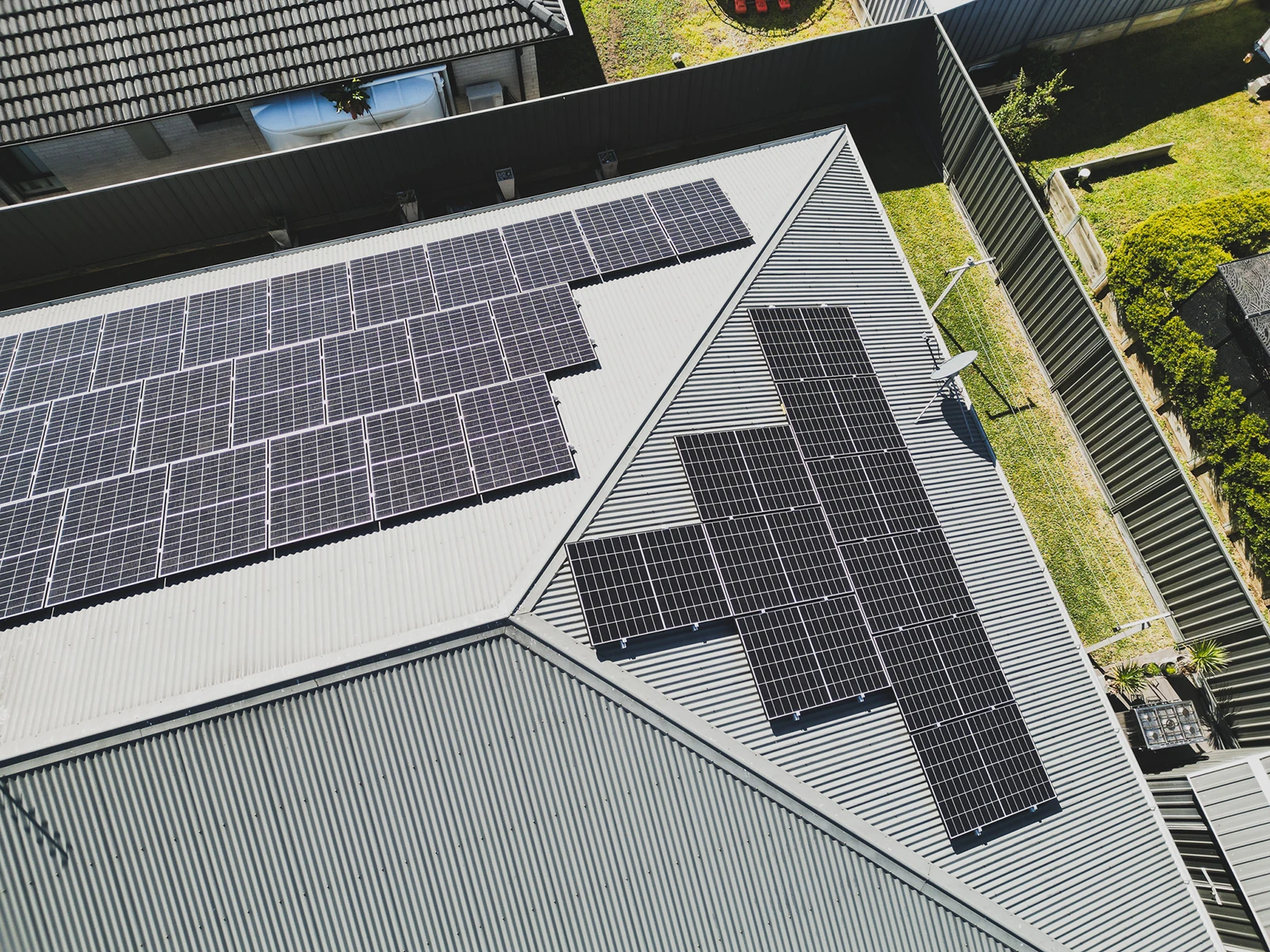 Solar system installation in Ashtonfield
