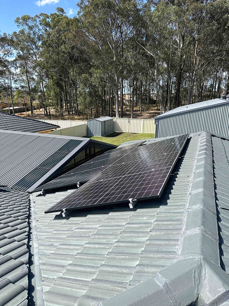 Residential solar system in Thornton
