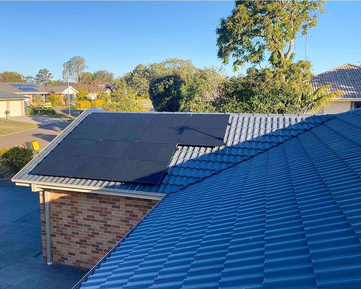 Solar system array installation