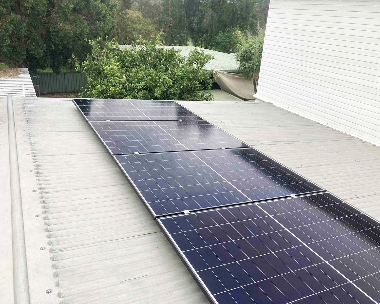 Solar array installation