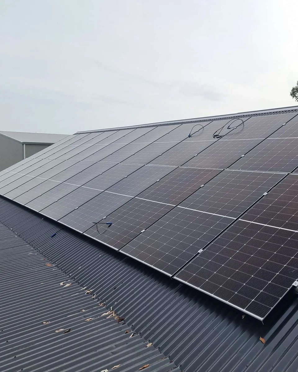 Solar system installation Solar system installation