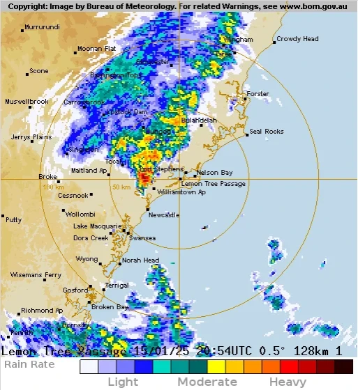 Storm in the Hunter Newcastle