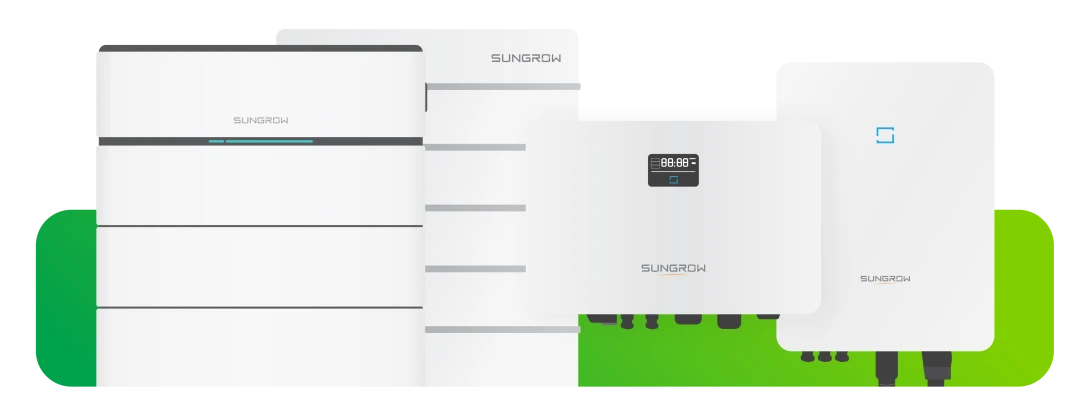 Tesla Powerwall, BYD battery-box, and Sungrow battery