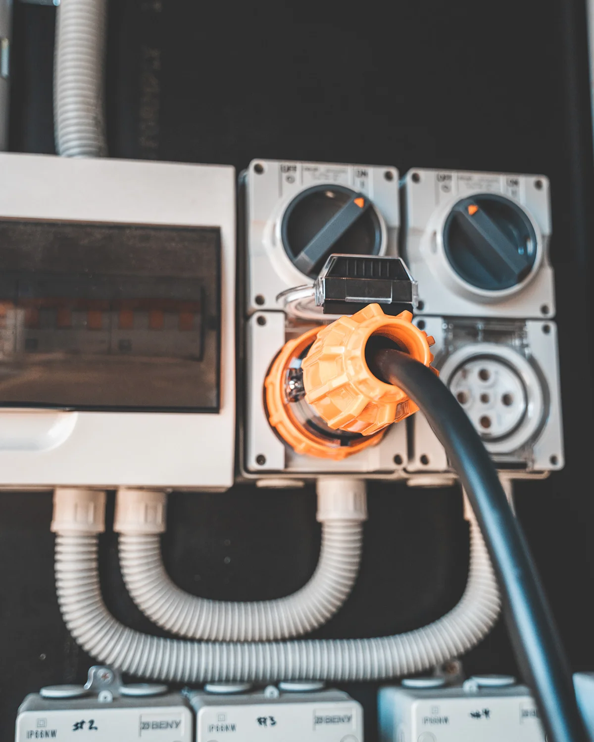 Solar battery backup installation