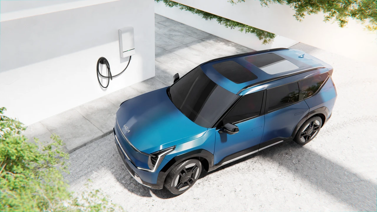 Kia EV and Wallbox Quasar 2 Bidirectional Charger