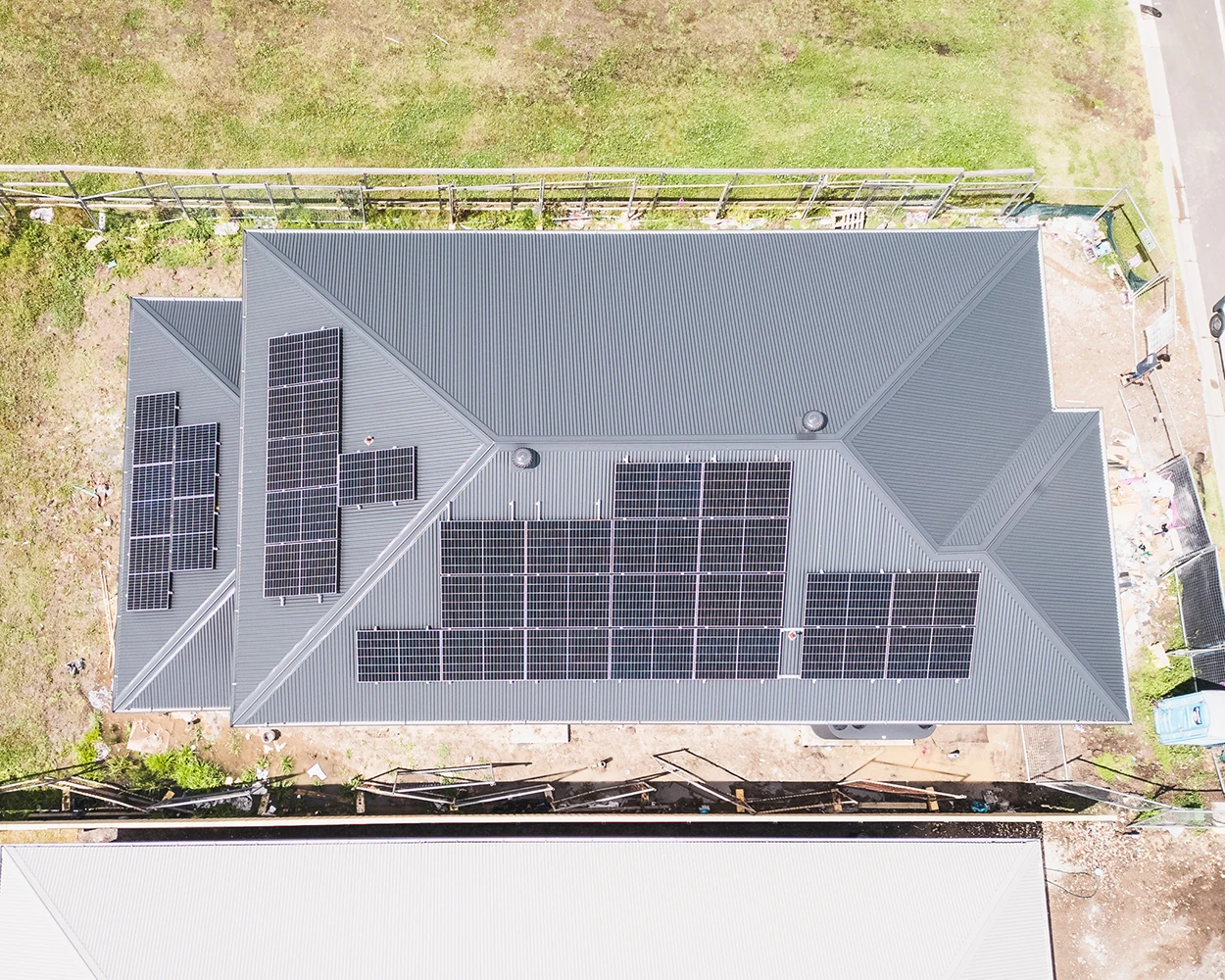 House solar array