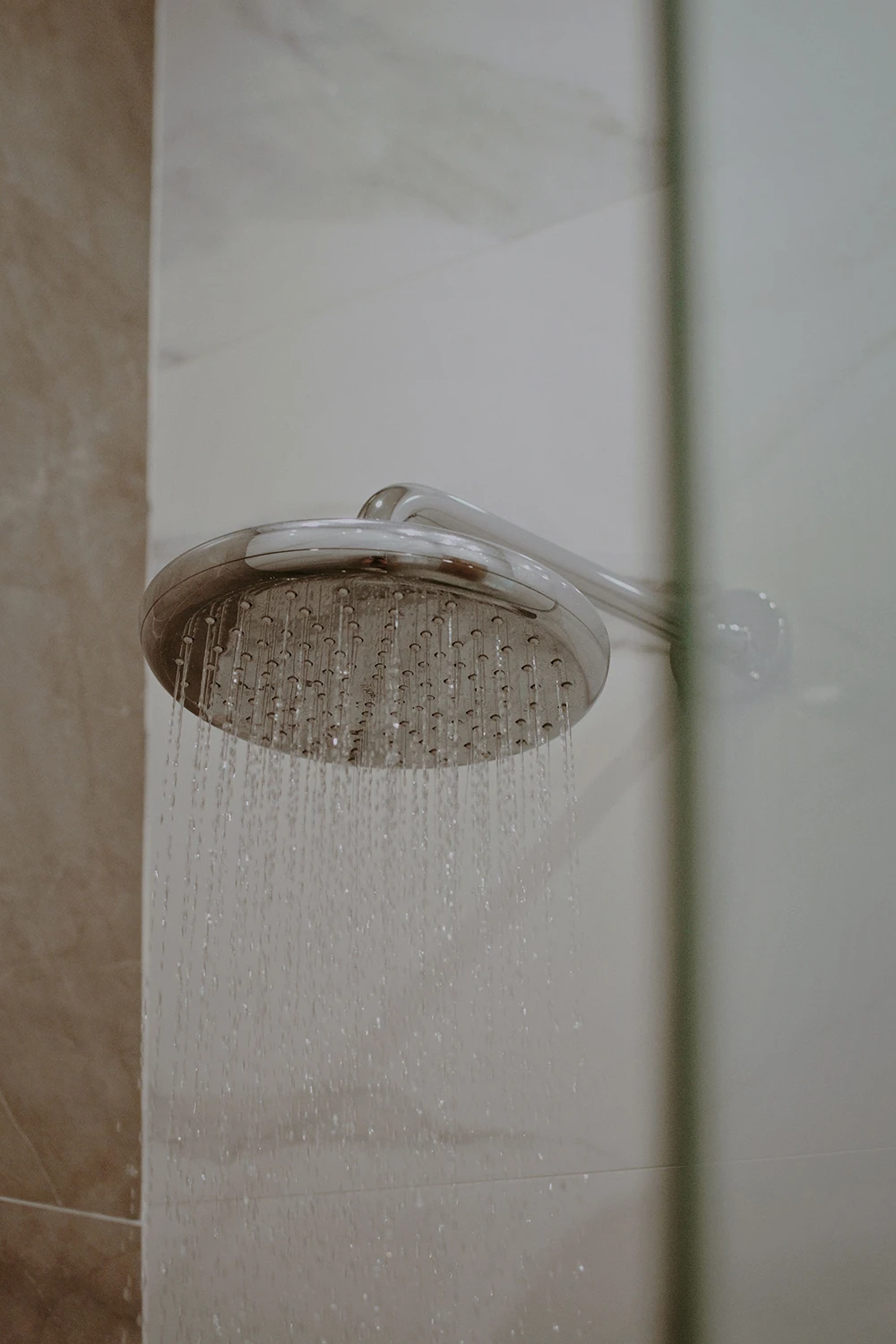 Running hot shower