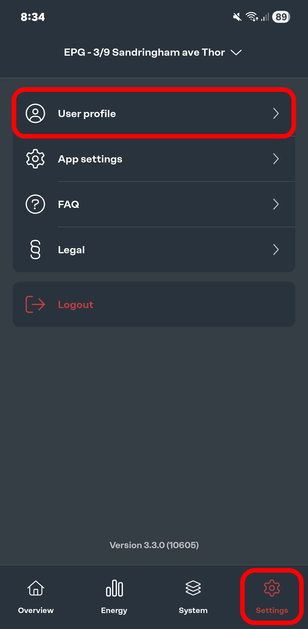 Fronius solar app settings