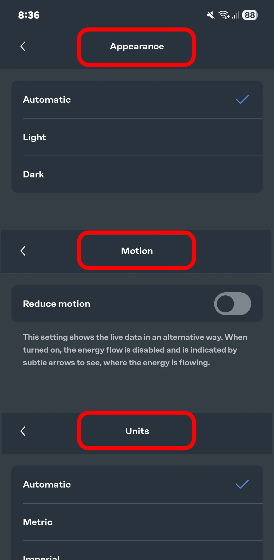 Fronius solar.web app