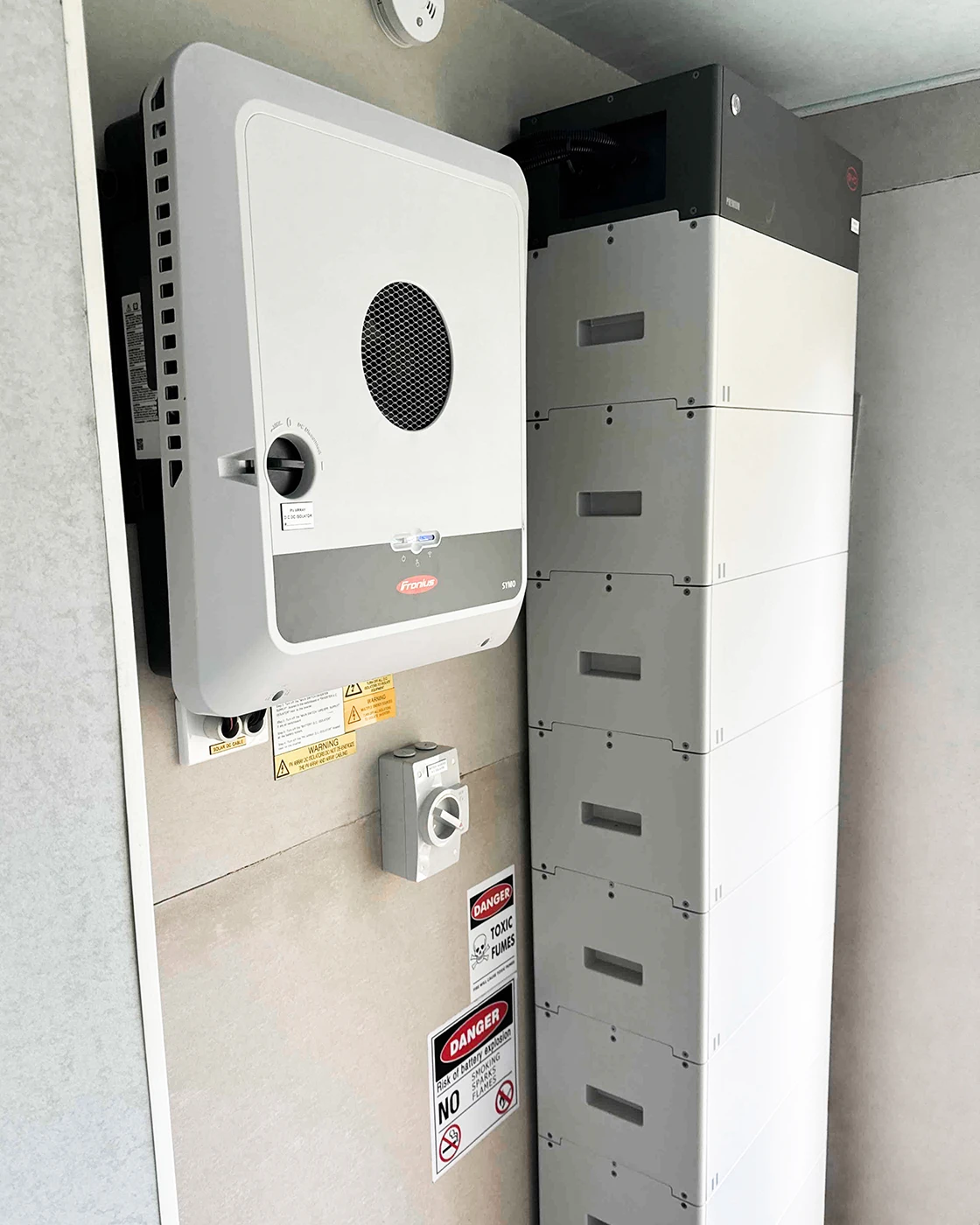 Fronius and BYD installation