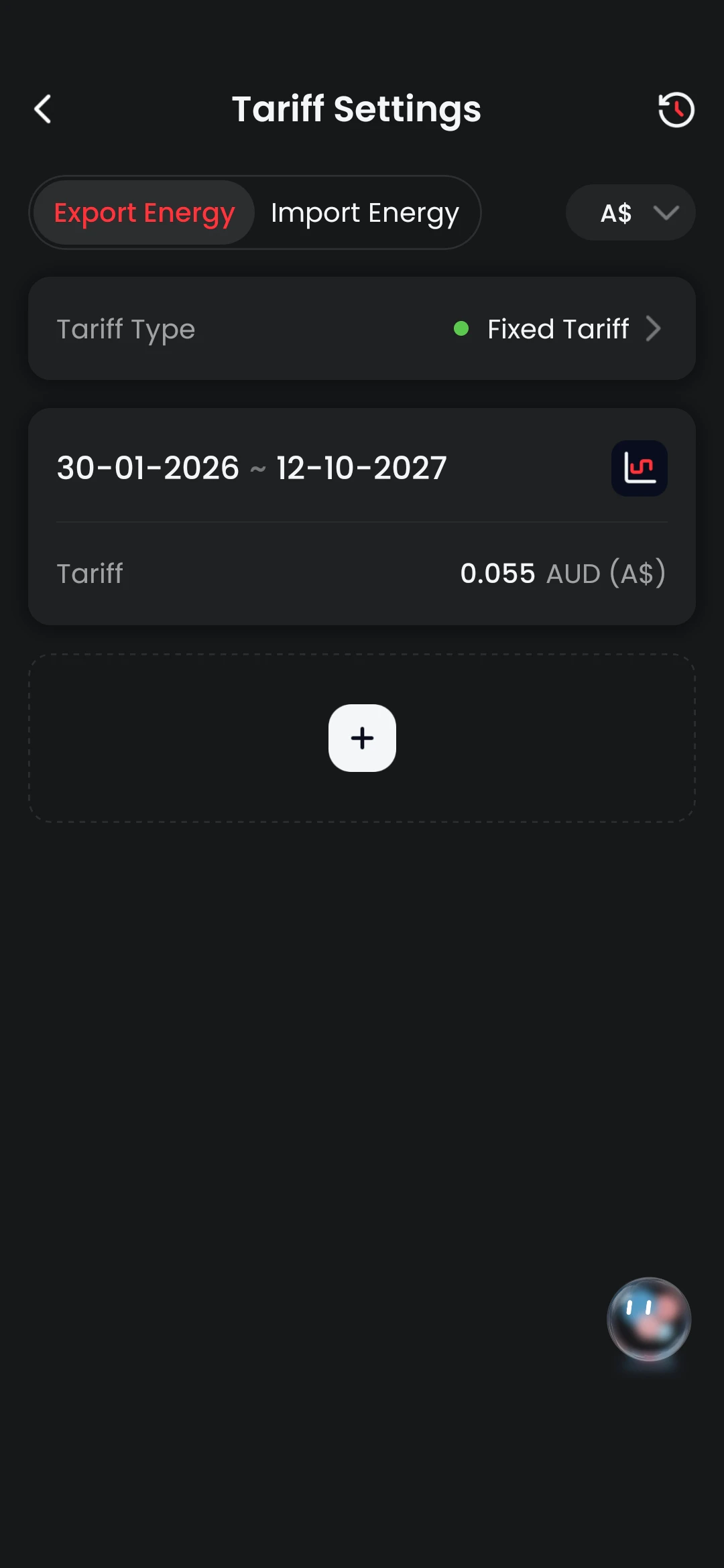 How to adjust tariff settings GoodWe SEMS+
