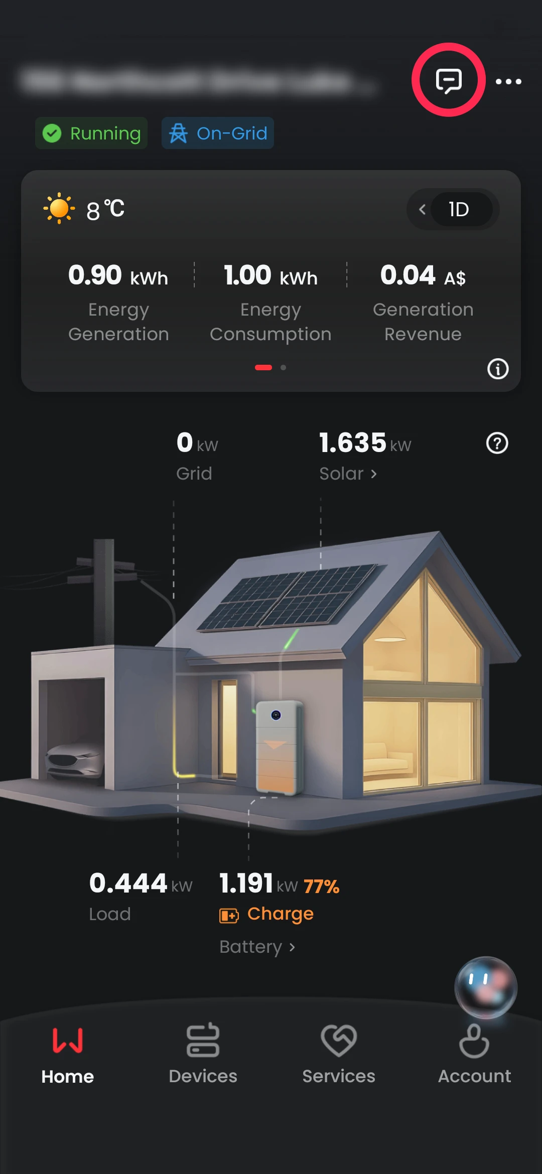 GoodWe solar and battery system