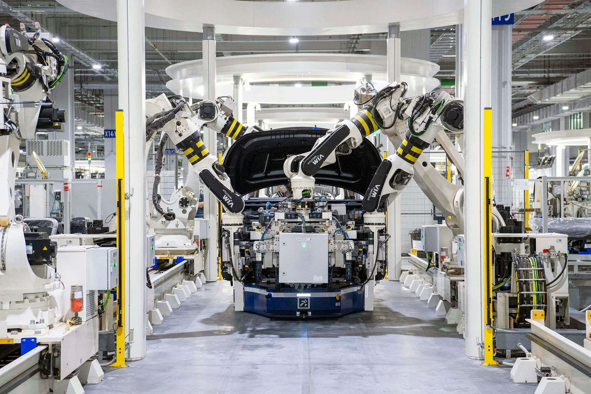 Hyundai electric vehicle manufacturing process
