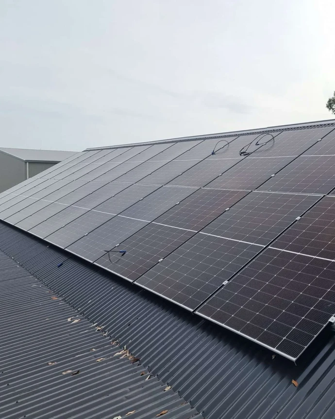 Home solar installation