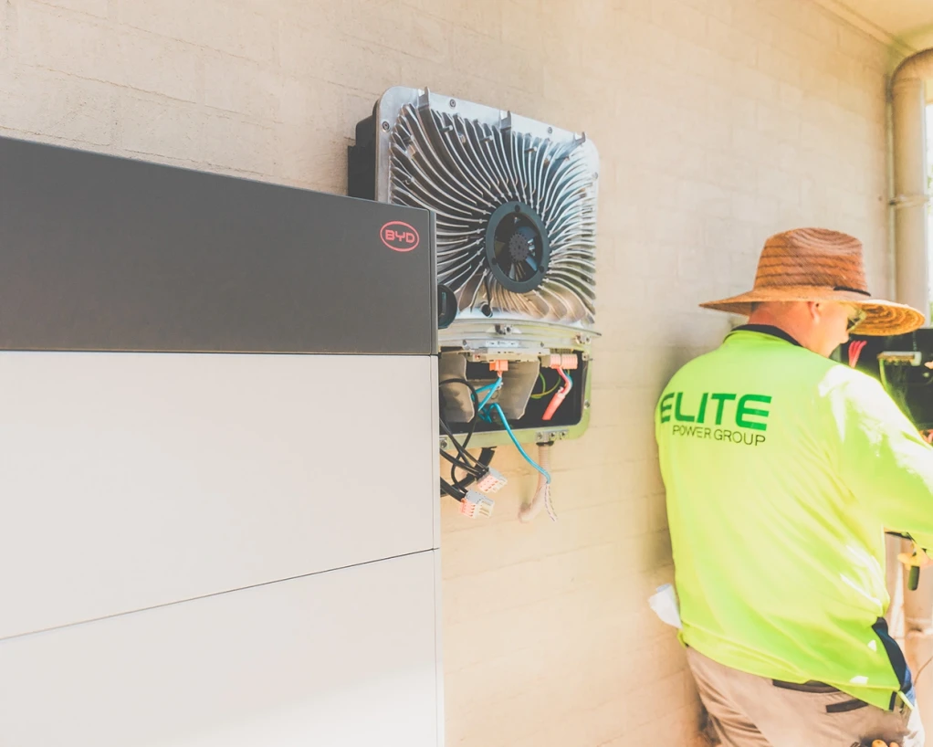 Commercial solar system installation